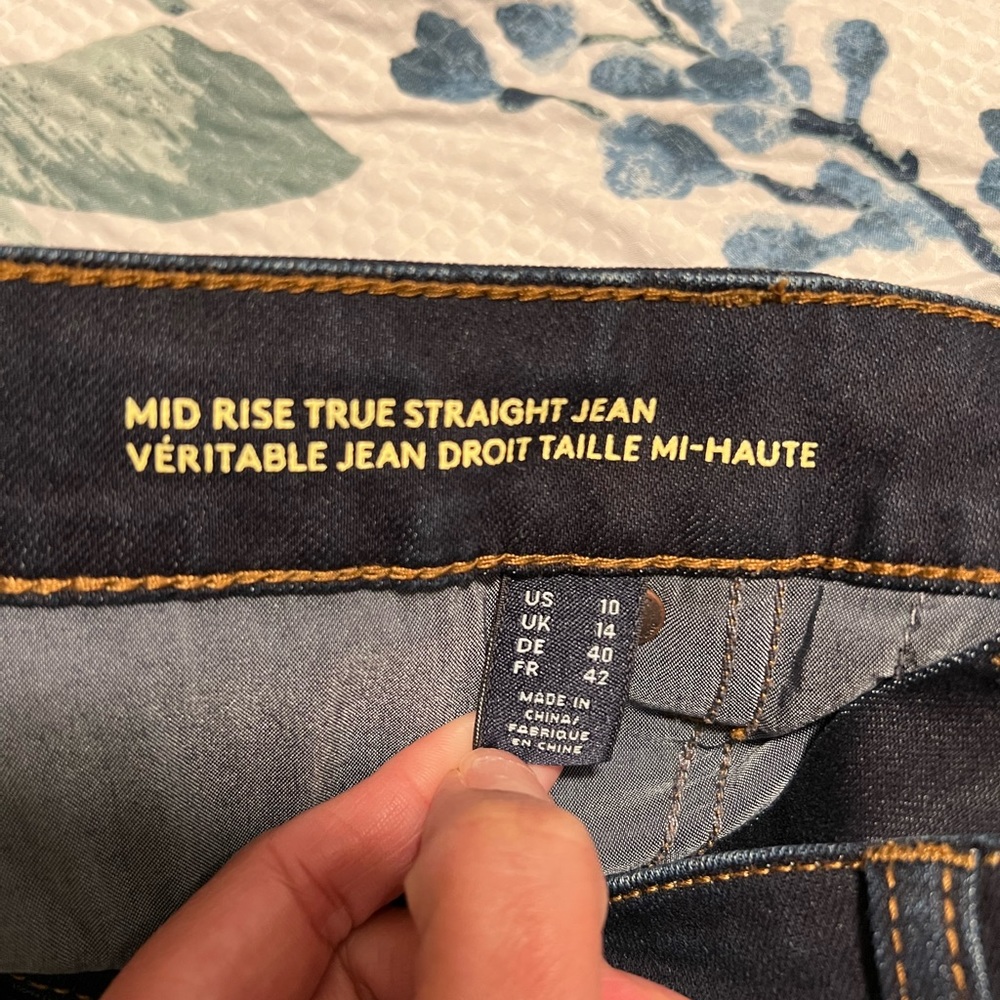 Pre-loved Land'sEnd  women's jeans 👖 size 10 - Picture 5 of 6